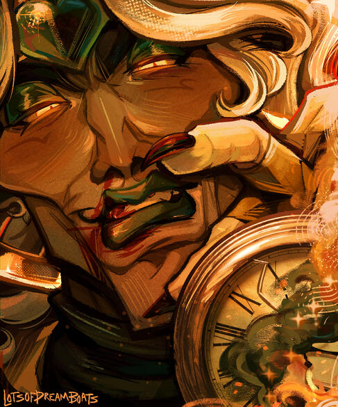 dio from jojo's bizarre adventure