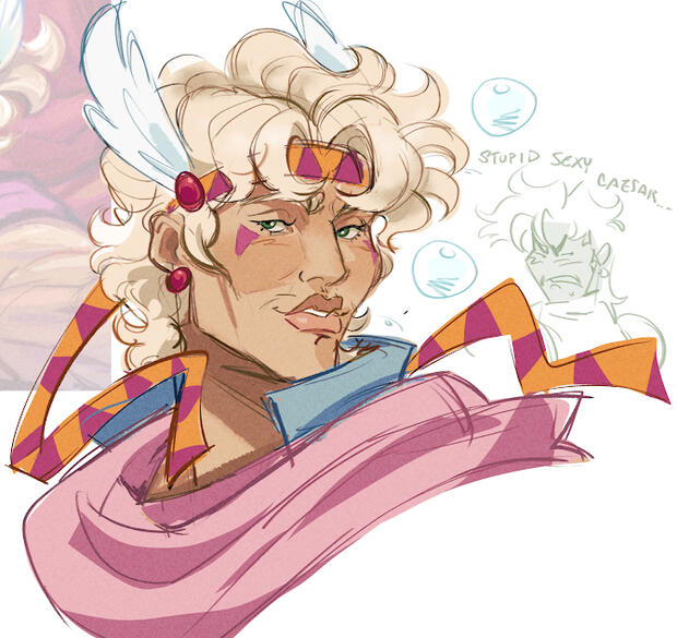 caesar zeppeli from jojo's bizarre adventure