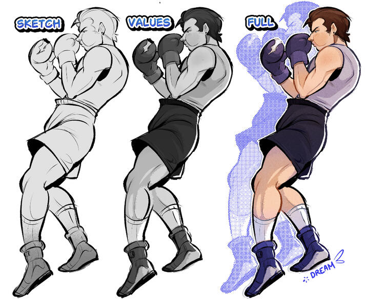 comparison sheet (character by @west-alive on tumblr)